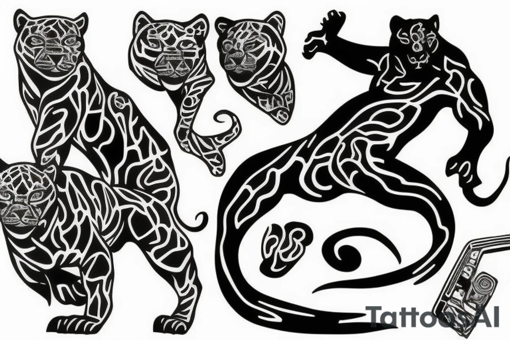 panther
full body tattoo idea