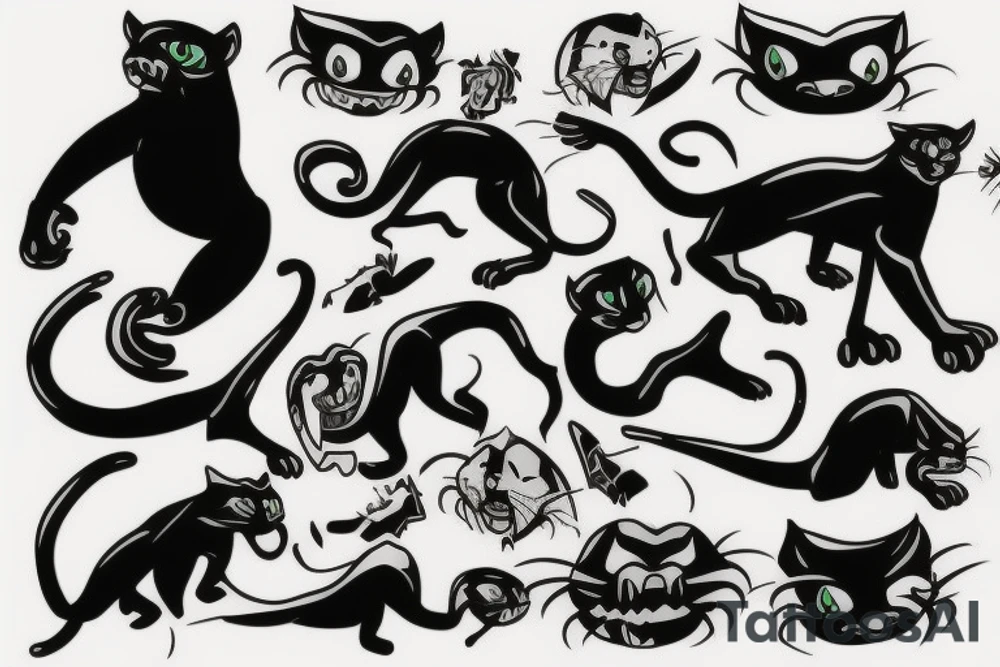panther
full body tattoo idea