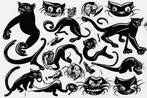 panther
full body tattoo idea