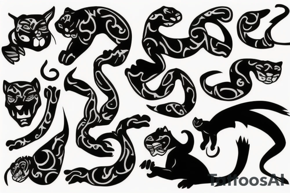 panther
full body tattoo idea