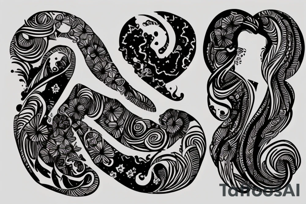 "Jacinta" in cursive writing tattoo idea