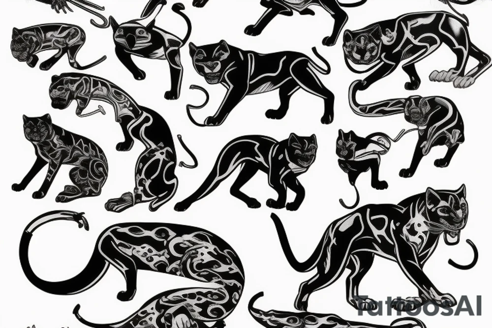 Traditional old school panther
flash tattoo
full body tattoo idea