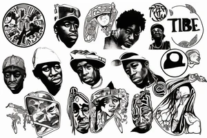 Tribe Called Quest tattoo idea