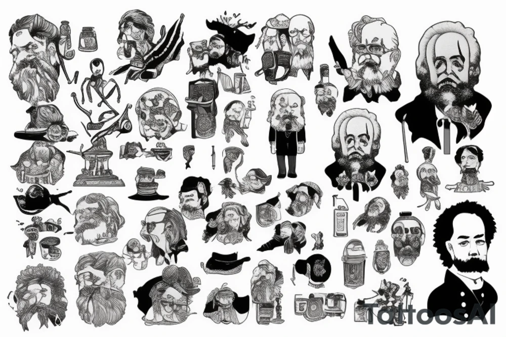 Karl Marx tattoo idea