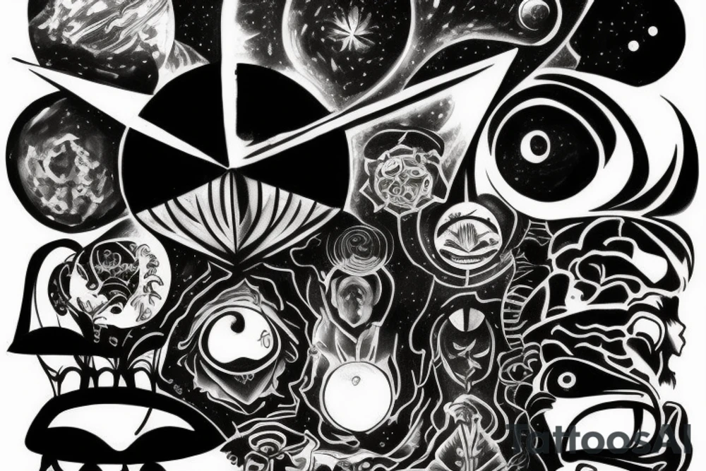 Dark Side of the Moon tattoo idea