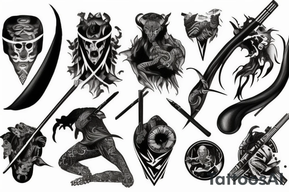 Liquid Swords tattoo idea