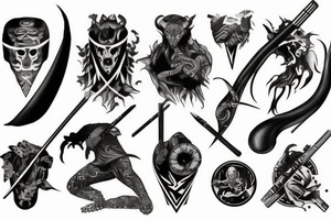 Liquid Swords tattoo idea
