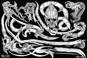 Liquid Swords tattoo idea