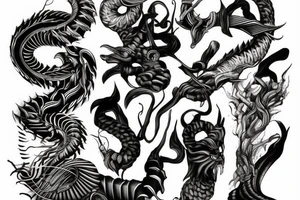 Liquid Swords tattoo idea