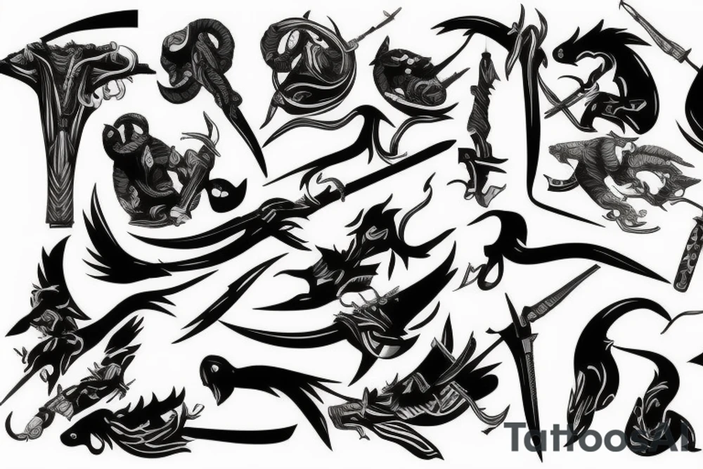 Liquid Swords tattoo idea