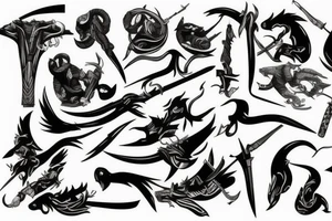 Liquid Swords tattoo idea