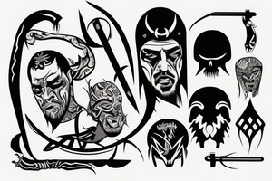 Liquid Swords tattoo idea