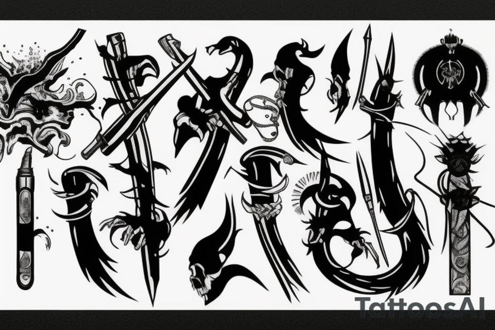 Liquid Swords tattoo idea