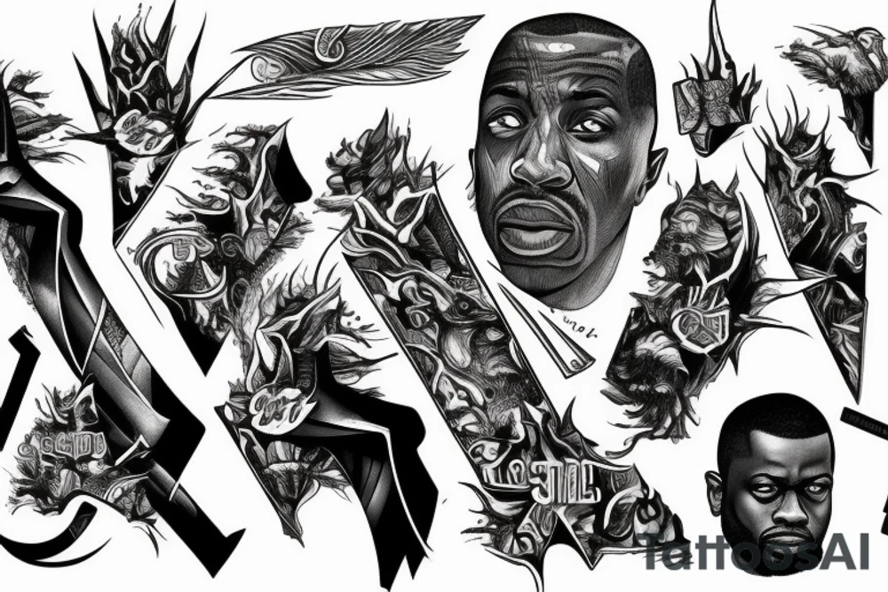 Liquid Swords GZA tattoo idea