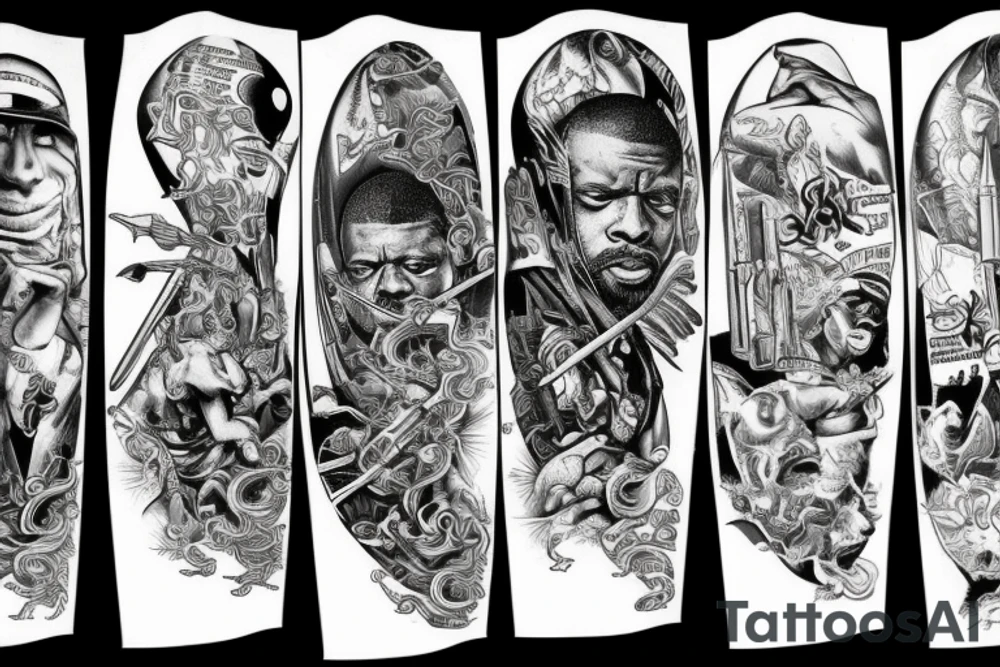 Liquid Swords GZA tattoo idea