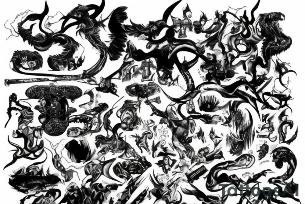 Liquid Swords Wu-Tang tattoo idea
