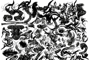 Liquid Swords Wu-Tang tattoo idea