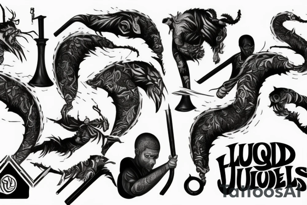 Liquid Swords tattoo idea