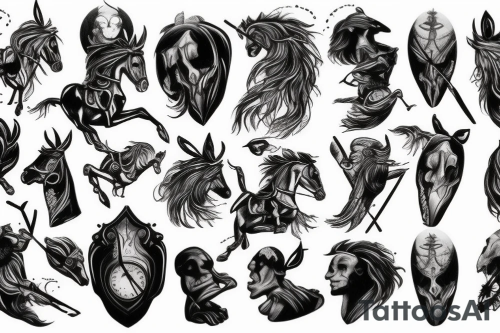 Headless Horseman tattoo idea