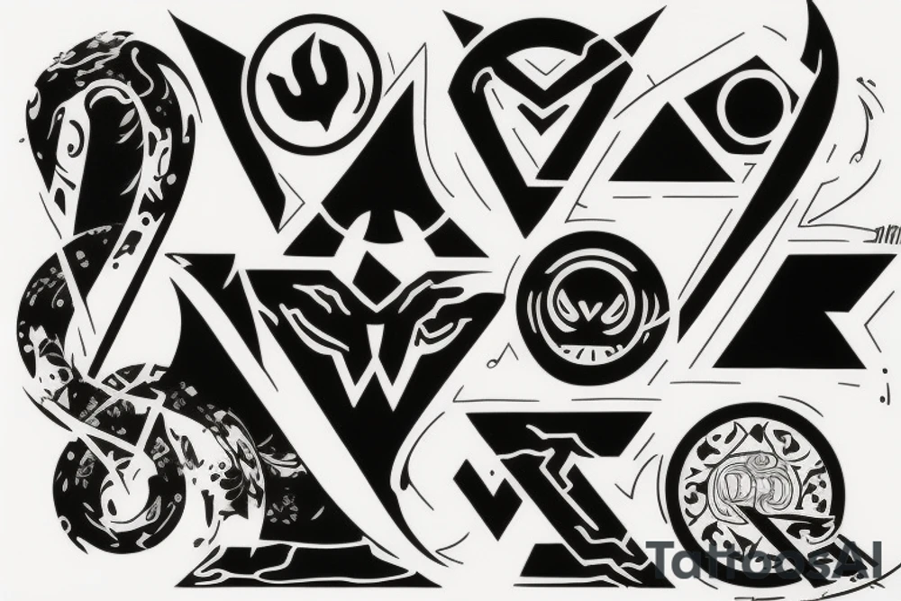 Wu-Tang Clan Logo tattoo idea