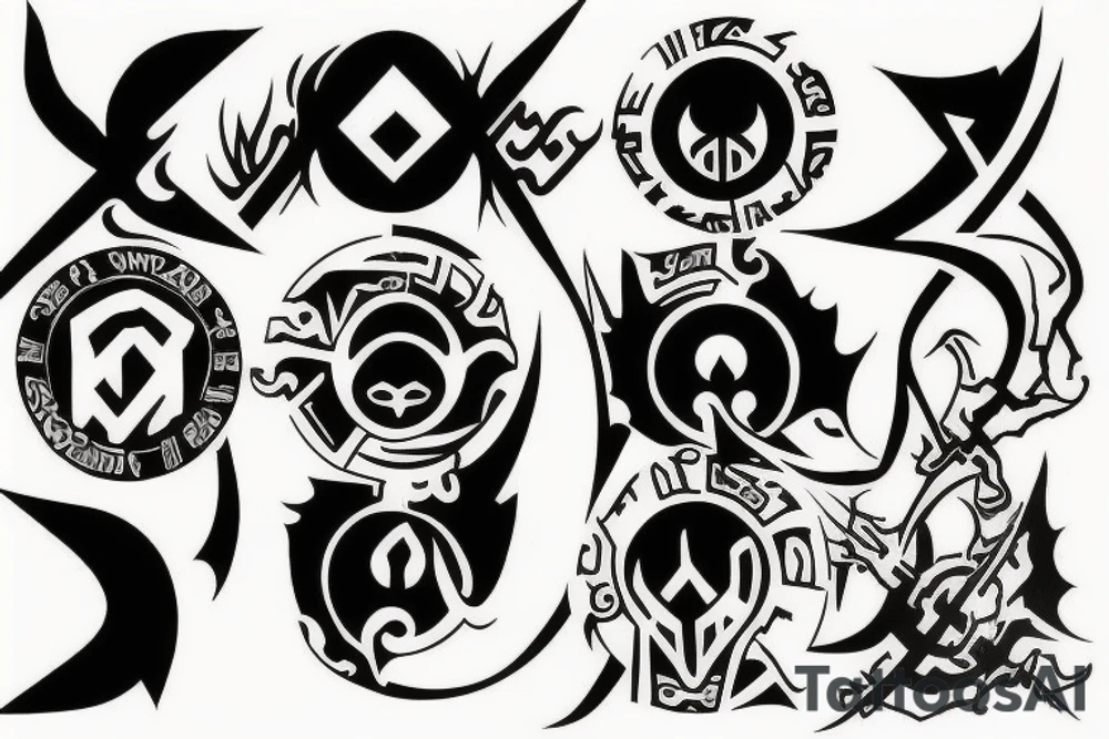 Wu-Tang Clan Logo tattoo idea