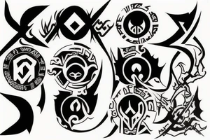 Wu-Tang Clan Logo tattoo idea