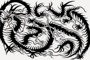 Dragon Style Shaolin tattoo idea
