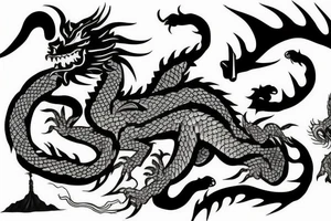 Dragon Style Shaolin tattoo idea