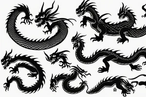 Dragon Style Shaolin tattoo idea