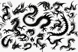 Dragon Style Shaolin tattoo idea