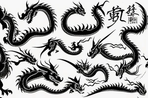 Dragon Style Shaolin tattoo idea