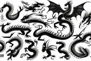 Dragon Style Shaolin tattoo idea