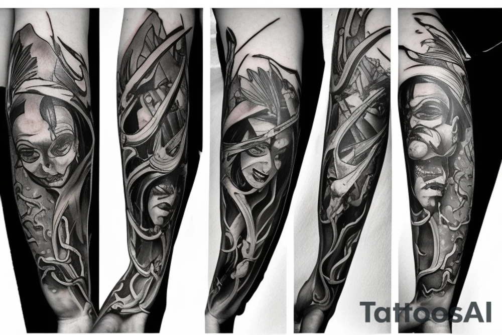 Melting Swords tattoo idea