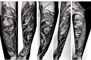 Melting Swords tattoo idea