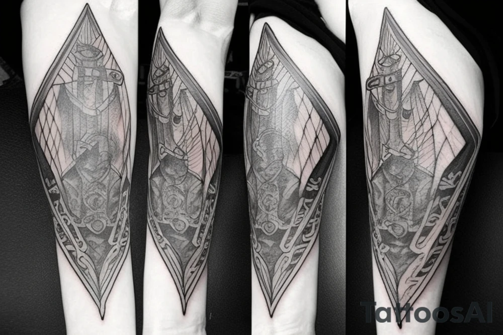 Faded Sword tattoo idea