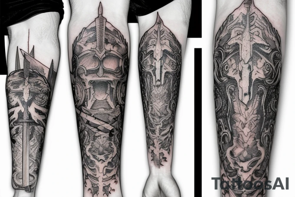 Faded Sword tattoo idea