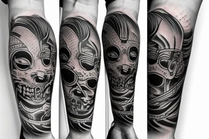 Samurai Metal tattoo idea