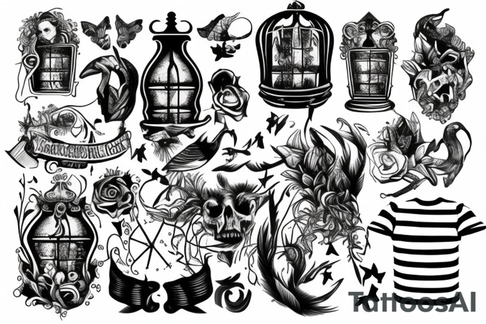 My own Prison tattoo idea