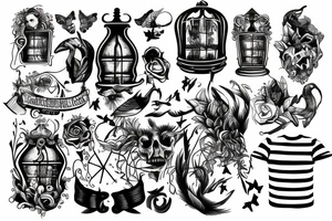 My own Prison tattoo idea