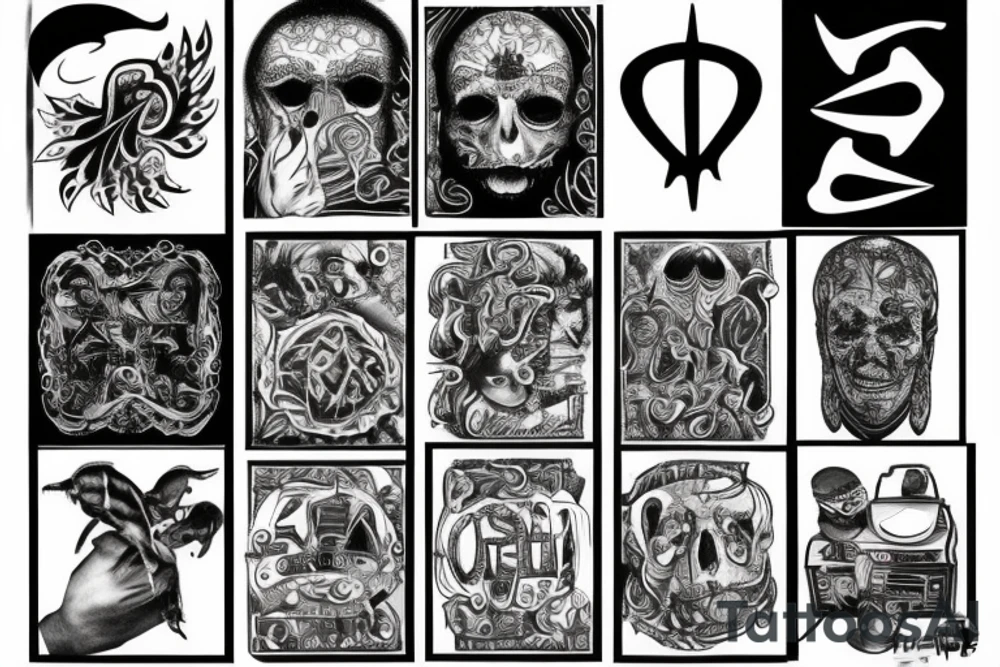 My own Prison tattoo idea