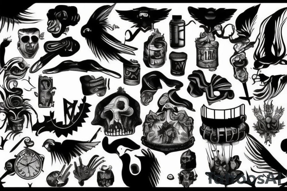 My own Prison tattoo idea