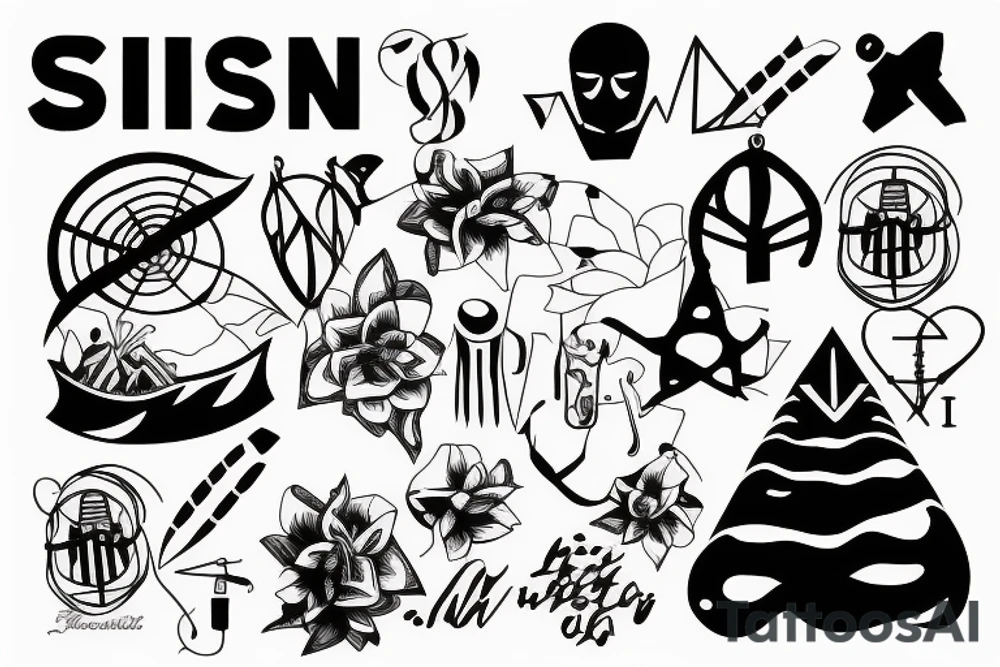 My own Prison tattoo idea
