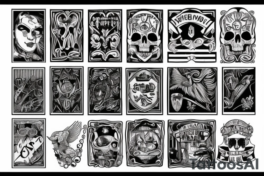 My own Prison tattoo idea