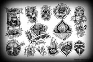 My own Prison tattoo idea