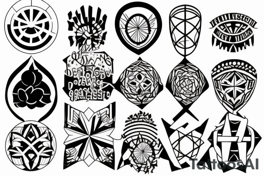 My own Prison tattoo idea