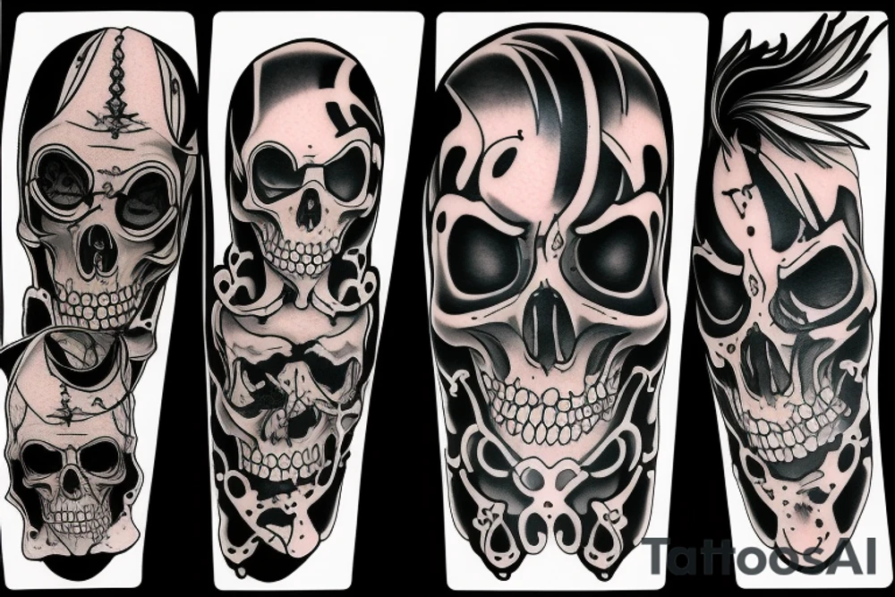 Grim Reaper tattoo idea