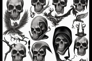 Grim Reaper tattoo idea