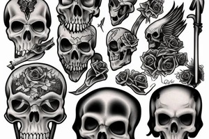 Grim Reaper tattoo idea