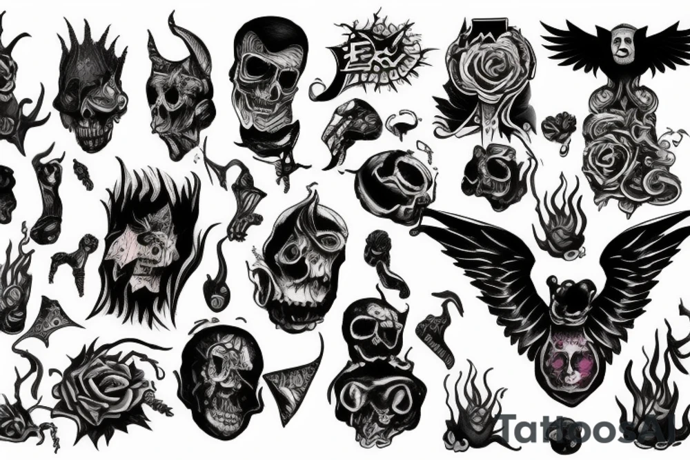 Hell on Earth tattoo idea