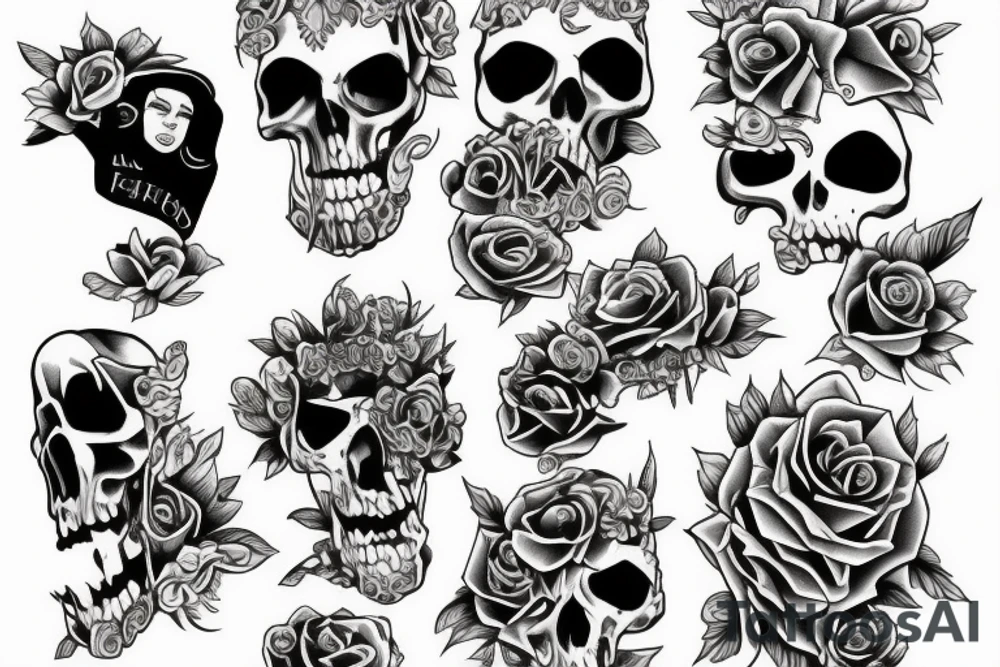 Open coffin tattoo idea